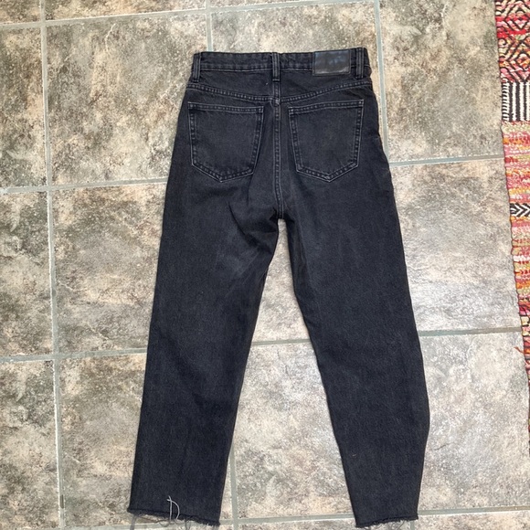 High Rise Black Denim Zara Jeans - Picture 5 of 6